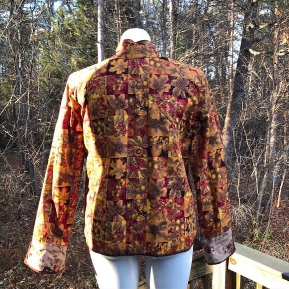 Handmade quilted reversible jacket size - Picture 7 of 9